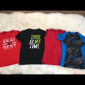 Boys under armour tees